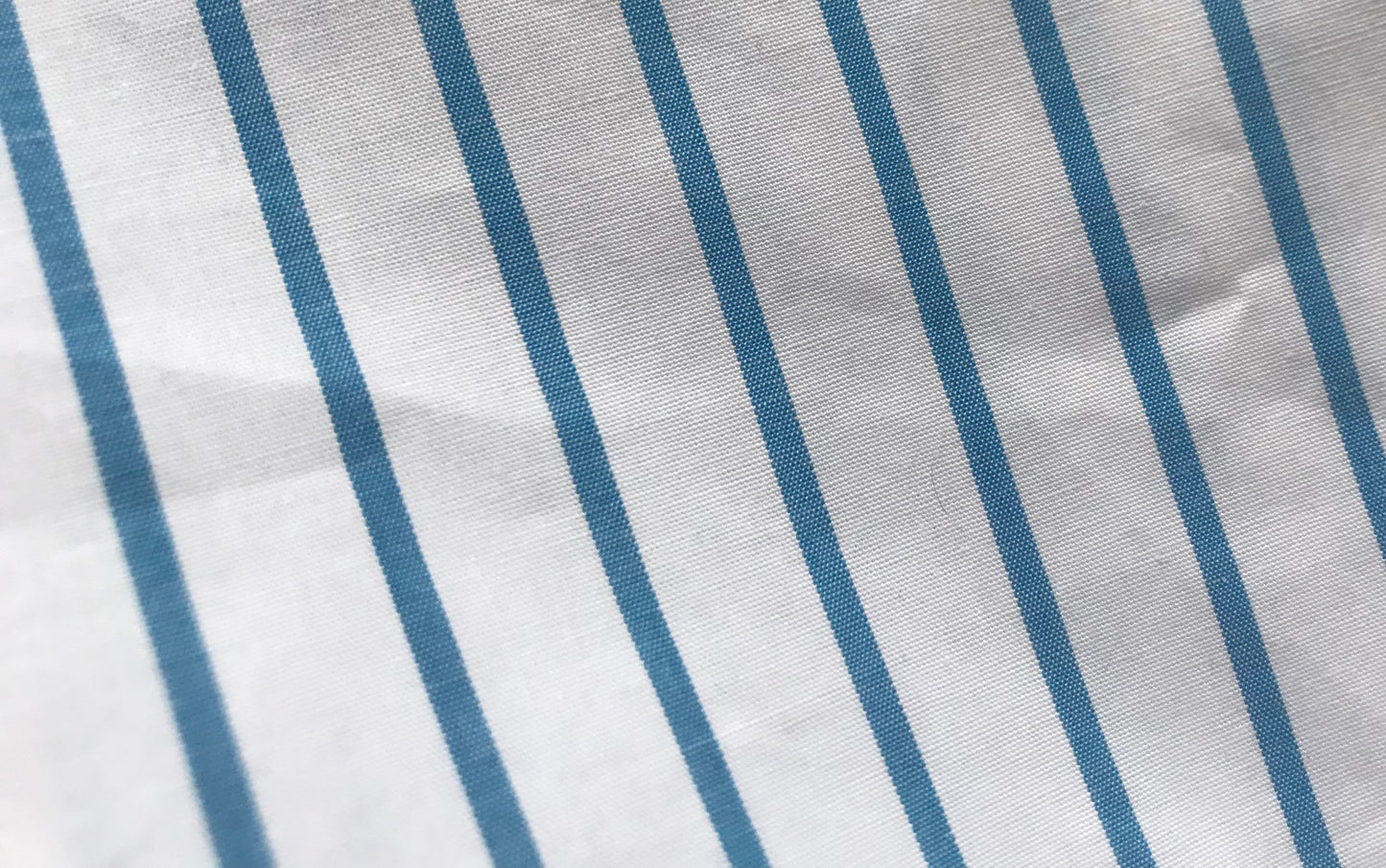 Caleçon en coton fin chemise rayé bleu