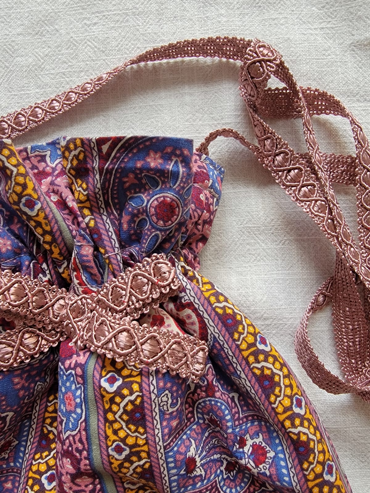 Bourse en tissu Les indiennes de Nîmes