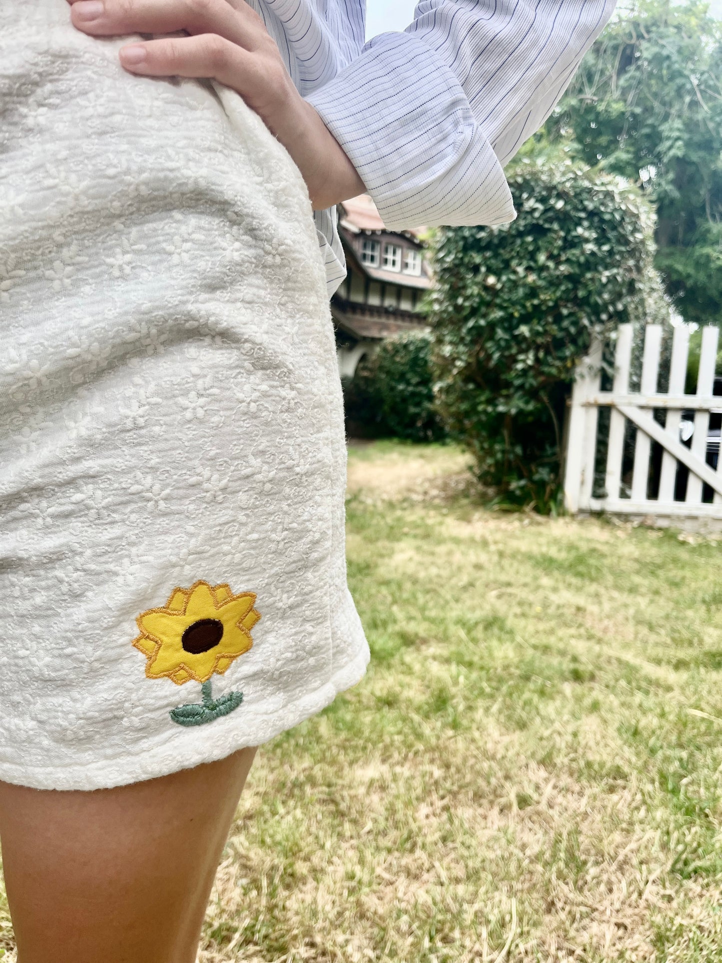 Mini-motif Tournesol - personnalisation artisanale