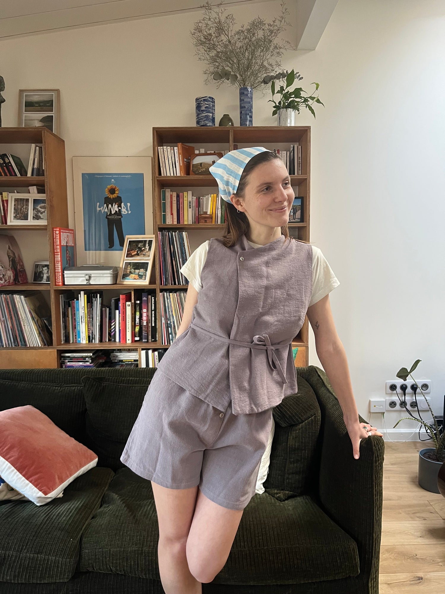 Ensemble haut noué / short