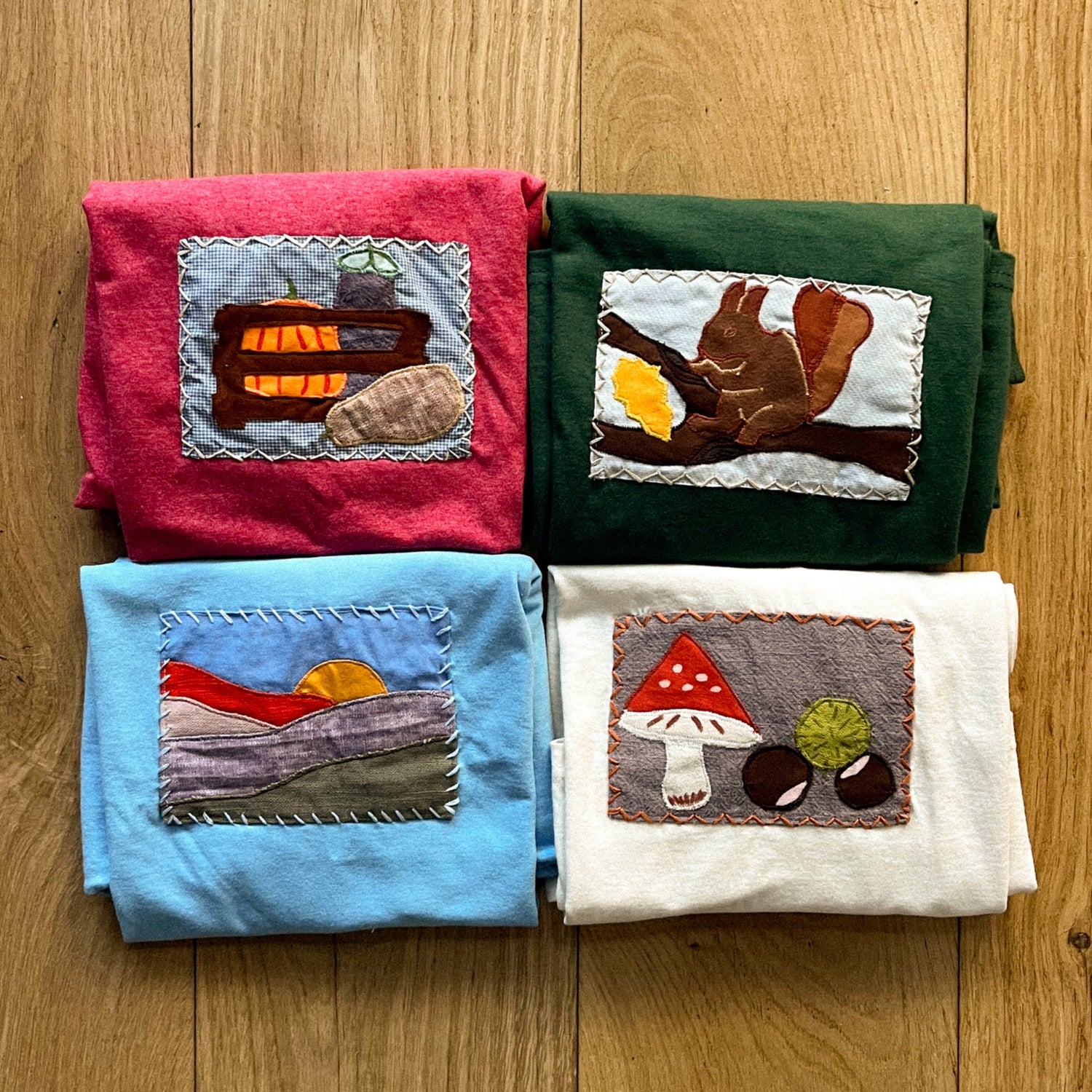 Les T-shirts carte postale Capsule Automne