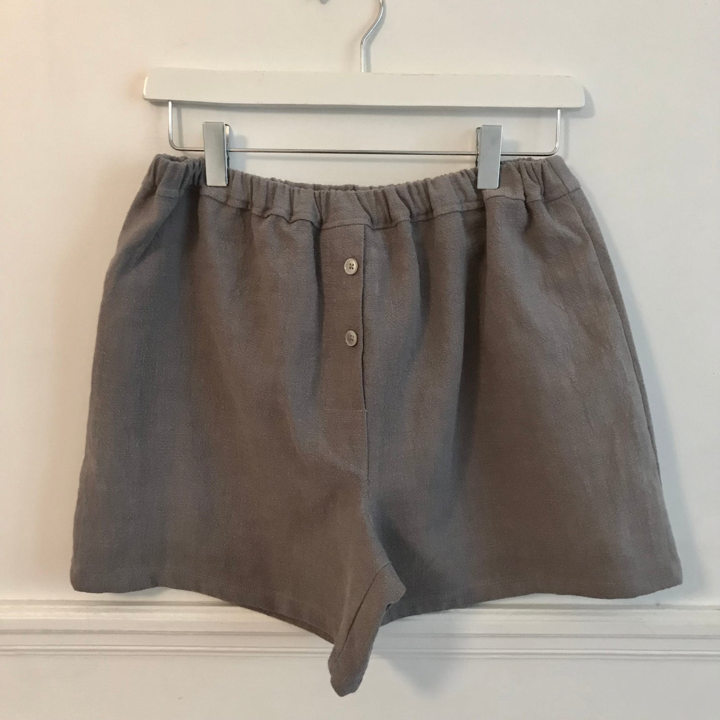 Duo T-shirt Jardin imaginaire/ Caleçon lin lavé taupe