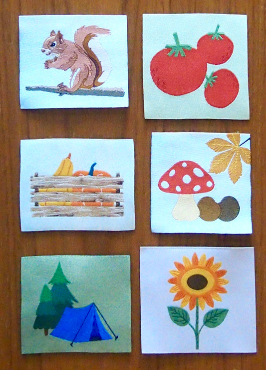 Etiquette brodée tout motif : ajout direct commande